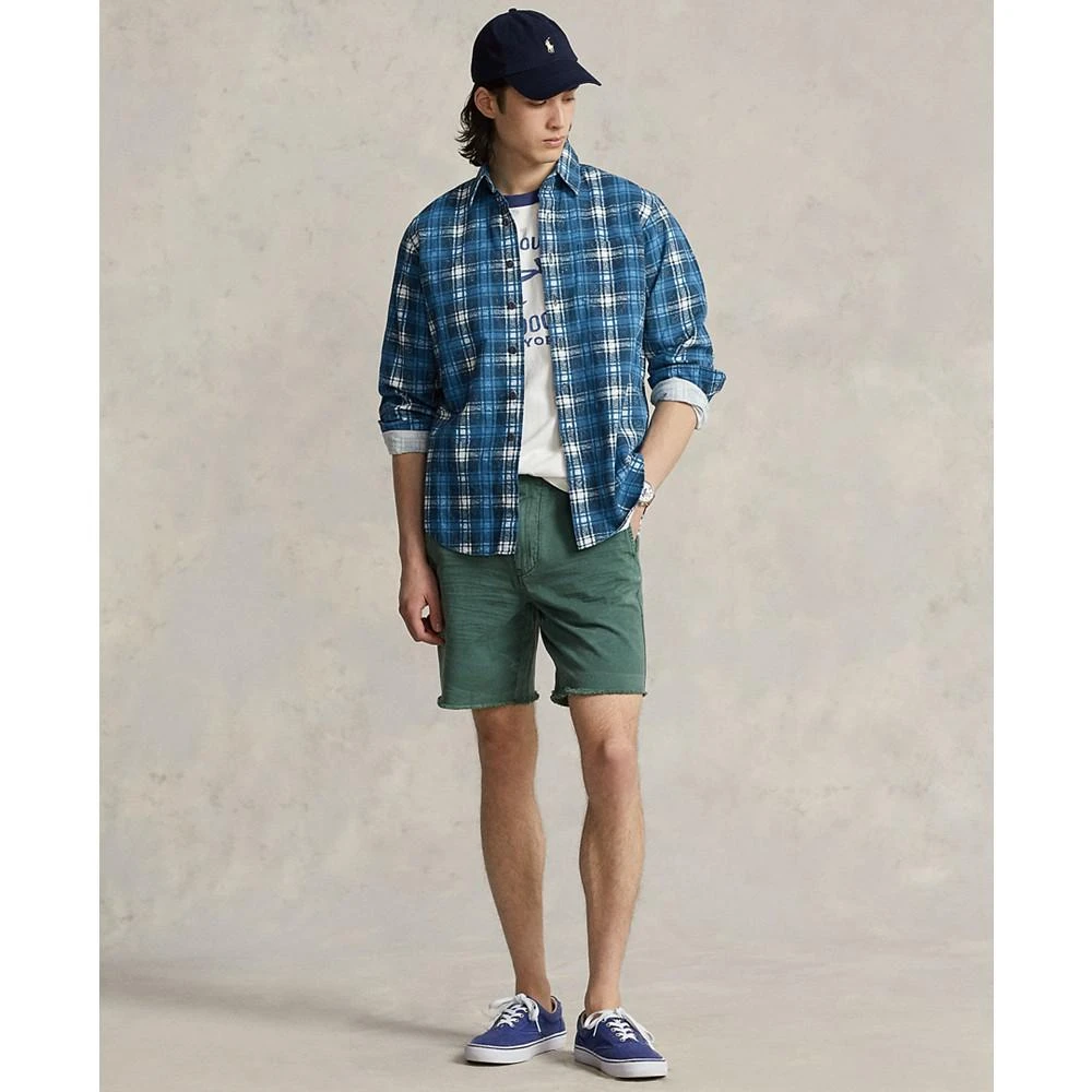 商品Ralph Lauren|Men's Cotton Classic-Fit Plaid-Print Flannel Shirt,价格¥778,第4张图片详细描述