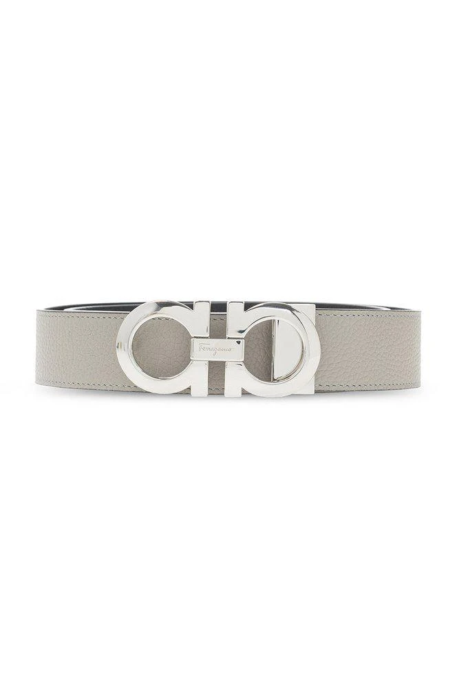 商品Salvatore Ferragamo|Salvatore Ferragamo Logo-Engraved Buckle Belt,价格¥3238,第1张图片