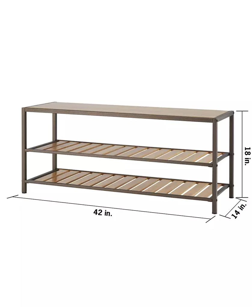 3-Tier Bamboo Shoe Bench 商品