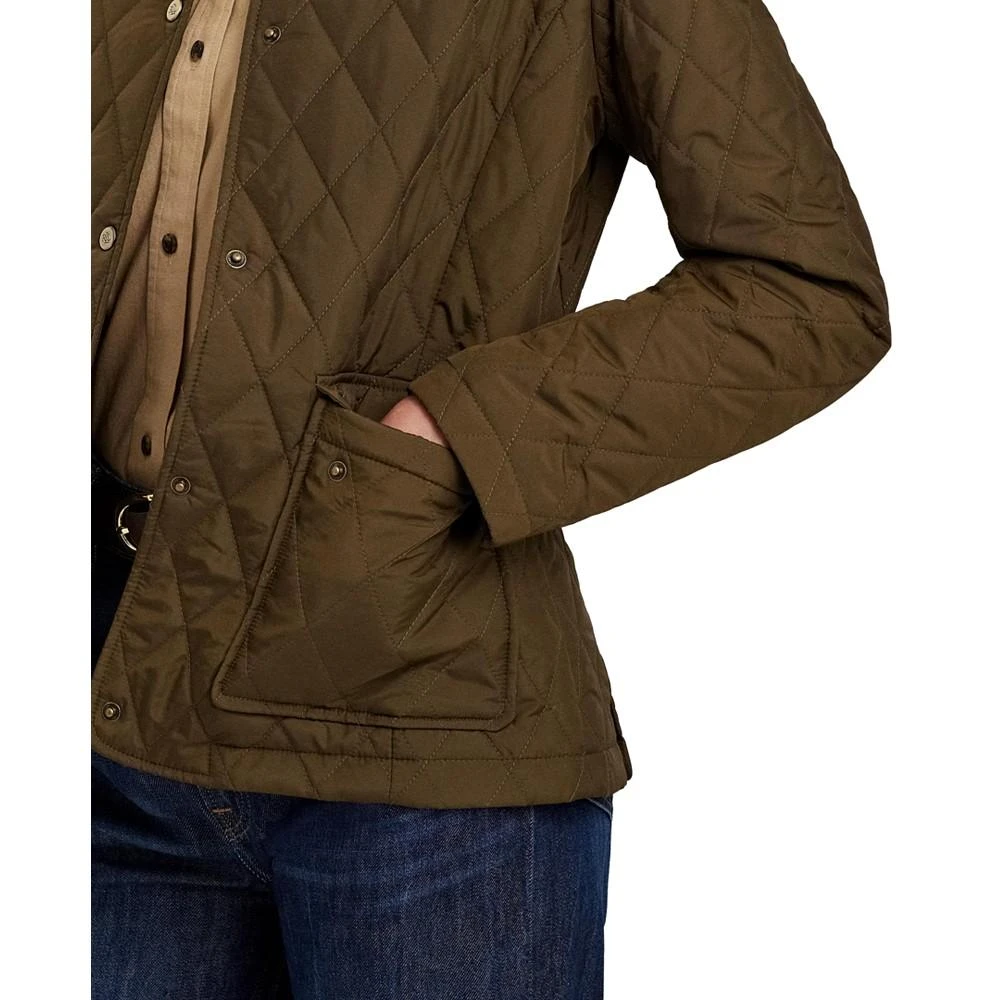 商品Ralph Lauren|Women's Corded-Collar Quilted Coat,价格¥1034,第4张图片详细描述