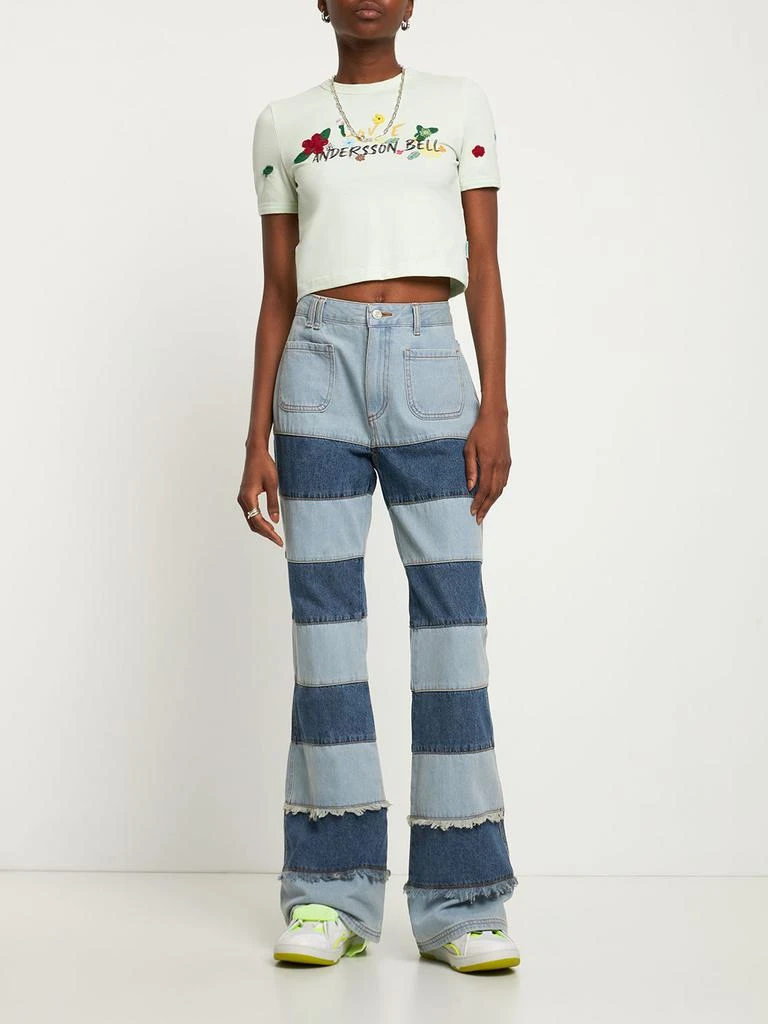 商品ANDERSSON BELL|Mahina Block Patchwork Straight Jeans,价格¥1606,第1张图片