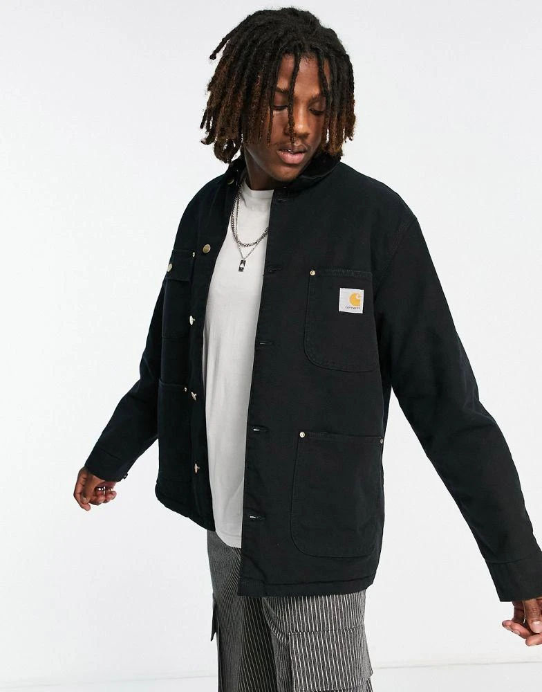 商品Carhartt WIP|Carhartt WIP og chore jacket in black,价格¥1456,第1张图片