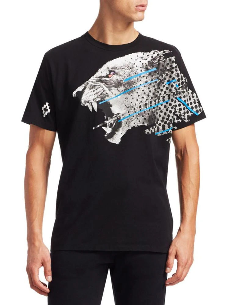 商品Marcelo Burlon|Animal Print Cotton Tee,价格¥1538,第1张图片