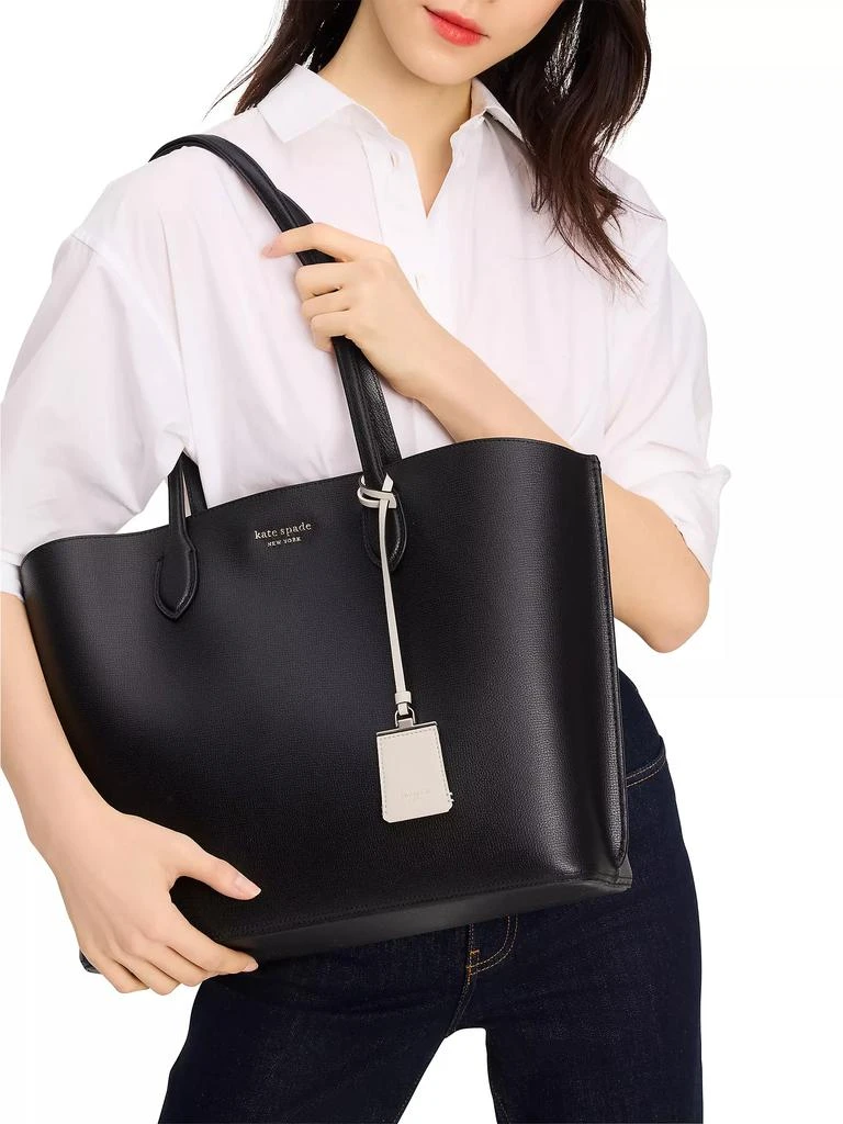 商品Kate Spade|Suite Crossgrain Leather Work Tote Bag,价格¥1251,第2张图片详细描述