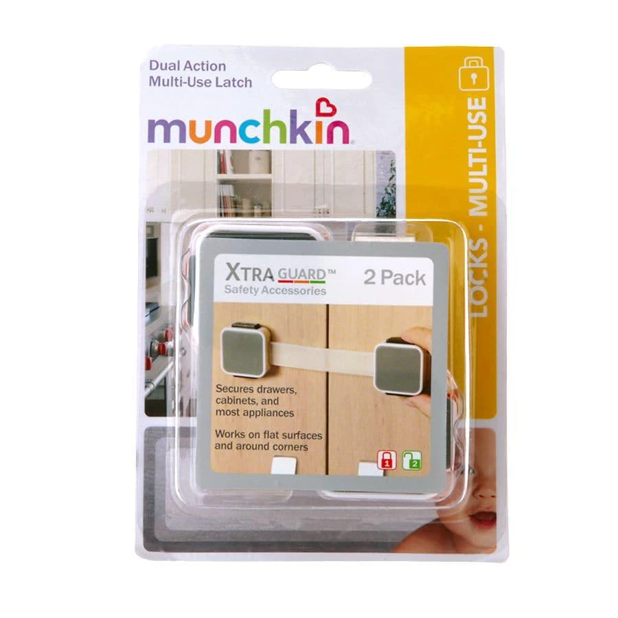 商品Munchkin|XTRA GUARD 双向多功能儿童安全锁,价格¥20,第1张图片