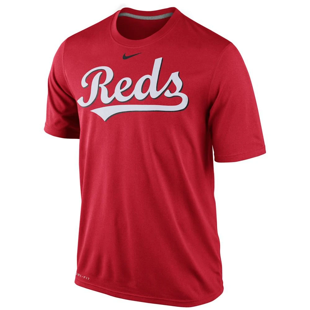 商品NIKE|Men's Cincinnati Reds Legend Wordmark T-Shirt,价格¥178,第1张图片