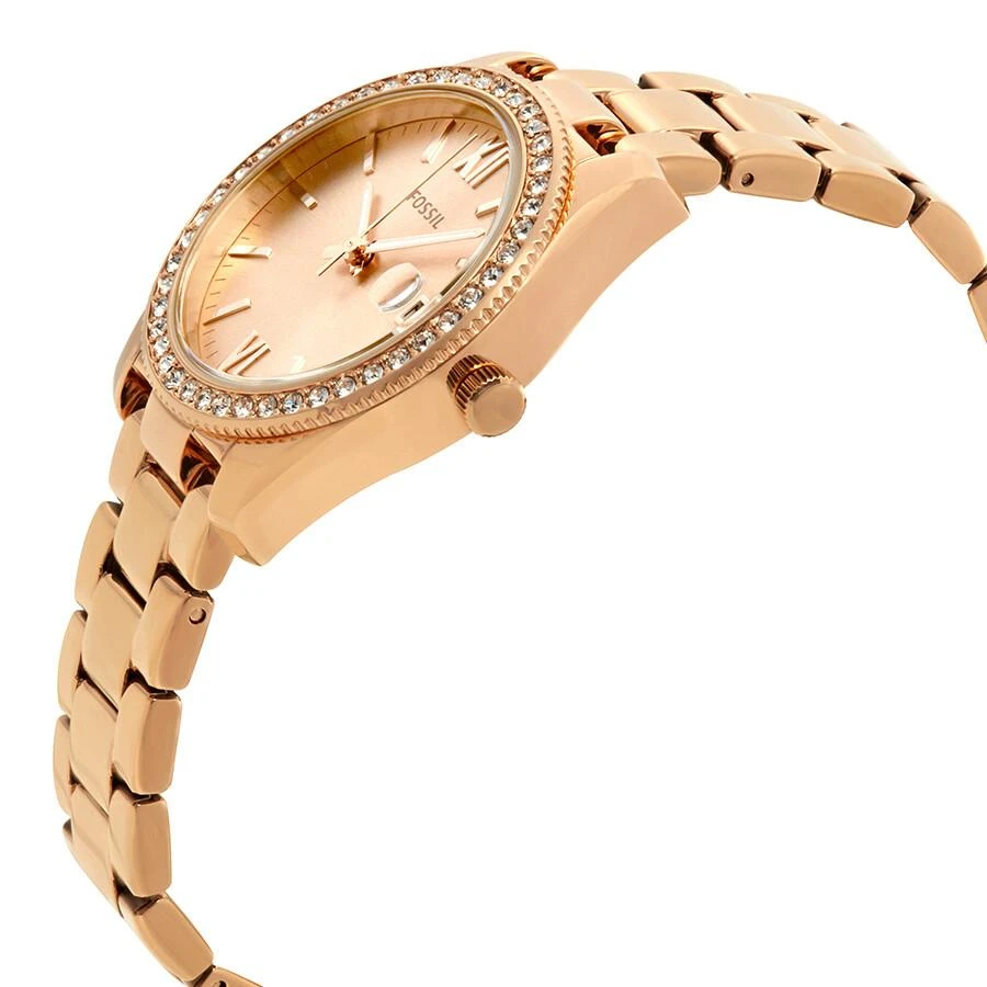 商品Fossil|Scarlette Crystal Rose Dial Ladies Watch ES4318,价格¥576,第2张图片详细描述