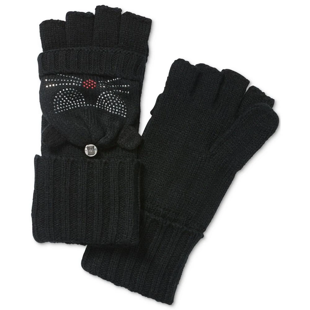 商品Karl Lagerfeld Paris|Women's Choupette & Karl Flip Top Gloves,价格¥260,第2张图片详细描述