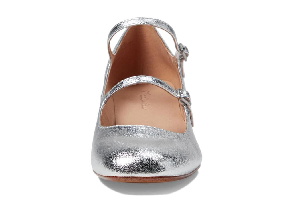 商品Madewell|The Nettie Heeled Mary Jane in Metallic Leather,价格¥914,第2张图片详细描述