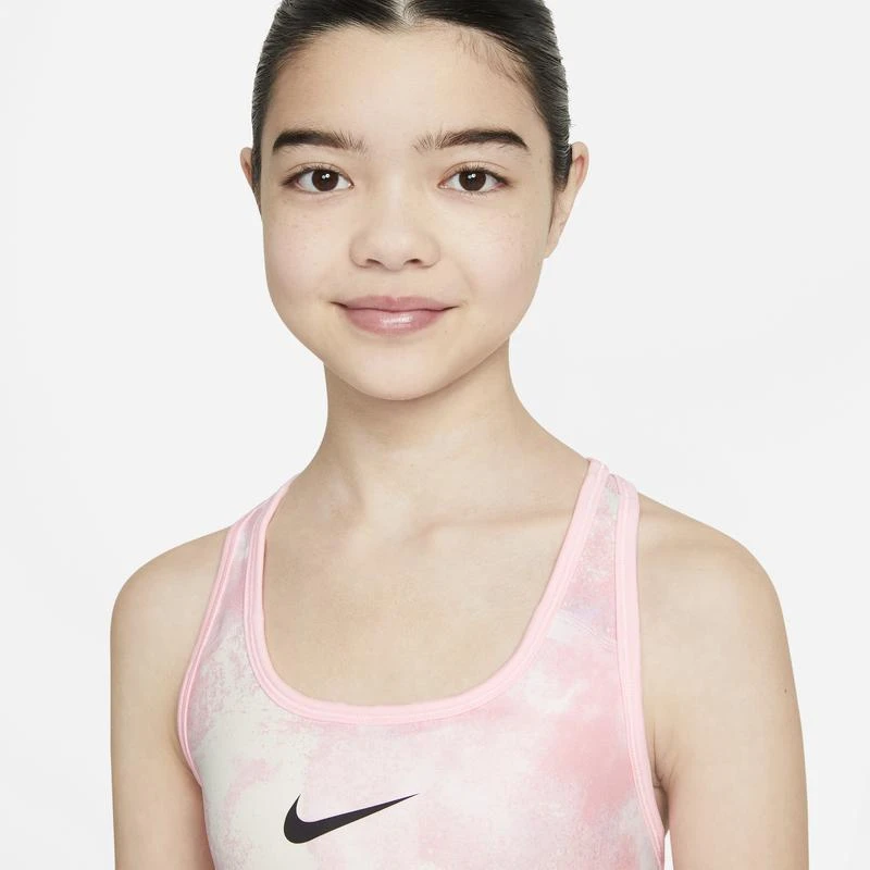 商品NIKE|Nike Swoosh AOP Rev Bra - Girls' Grade School,价格¥237,第4张图片详细描述