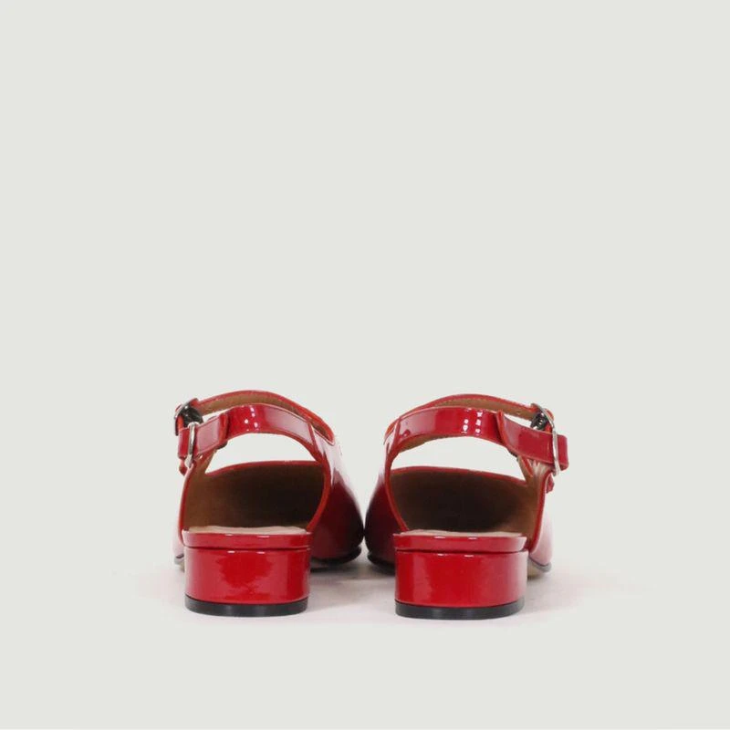 商品Carel|Peach Double Strap Derbies Red CAREL,价格¥3165,第4张图片详细描述