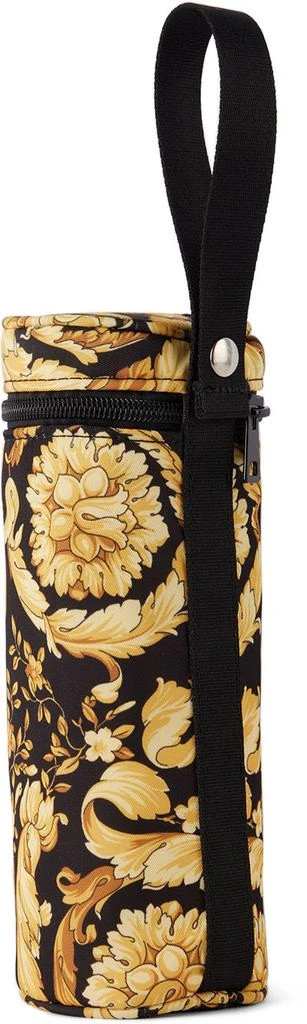 商品Versace|Baby Black & Yellow Barocco Bottle Holder,价格¥522,第3张图片详细描述