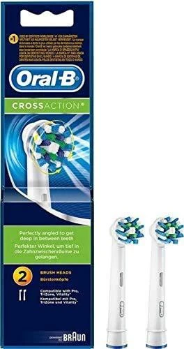 商品Oral-B|Oral B Cross Action Electric Toothbrush Replacement Brush Heads Refill, 4Count,价格¥145,第2张图片详细描述