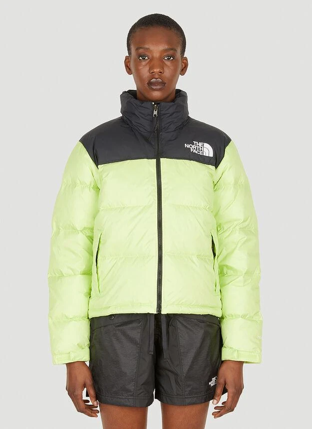 商品The North Face|女款 1996 Retro Nuptse 复古羽绒夹克 黑绿色	,价格¥1436,第1张图片