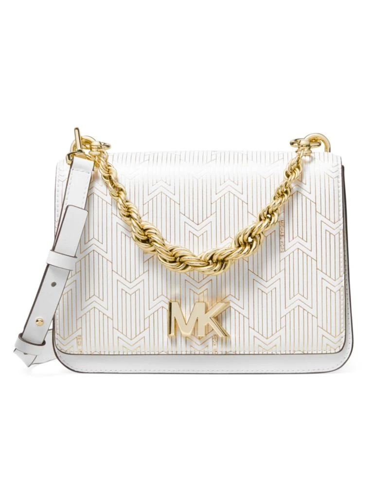 商品Michael Kors|Large Mott Twisted-Chain Swag Crossbody Bag,价格¥666,第1张图片