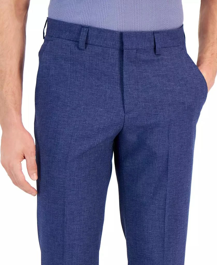 商品Hugo Boss|Men's Modern-Fit Micro-Grid Superflex Suit Pants,价格¥449,第4张图片详细描述