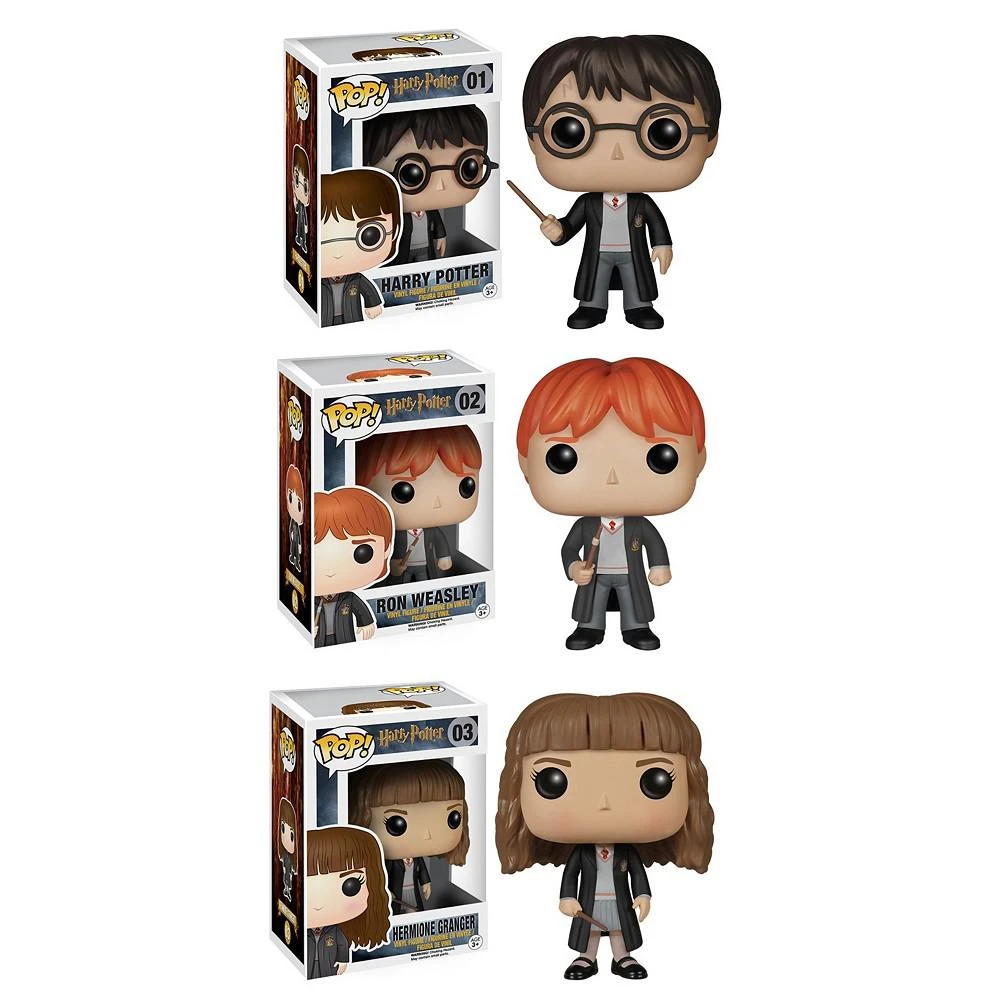 商品Funko|Harry Potter Pop Movie Vinyl Collectors Set, Harry Potter, Ron Weasley And Hermione,价格¥226,第4张图片详细描述