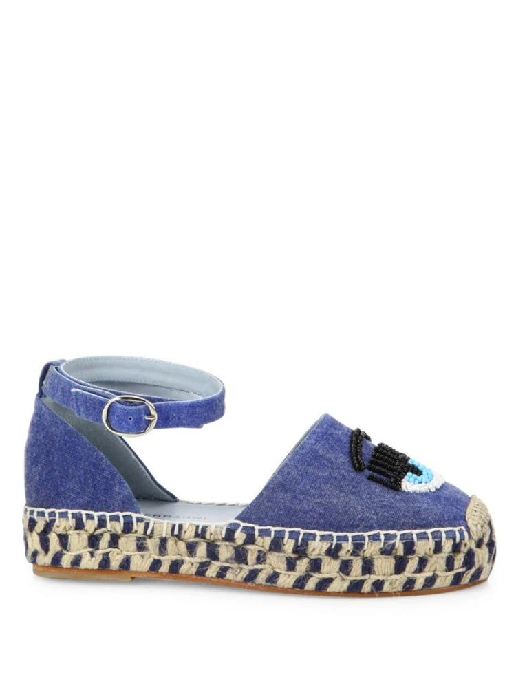 商品Chiara Ferragni|Flirting Wink Espadrilles,价格¥1084,第5张图片详细描述