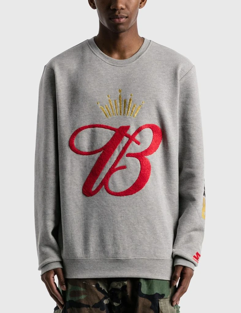 商品Starter|Budweiser x Starter Crown Fleece Sweatshirt,价格¥183,第1张图片