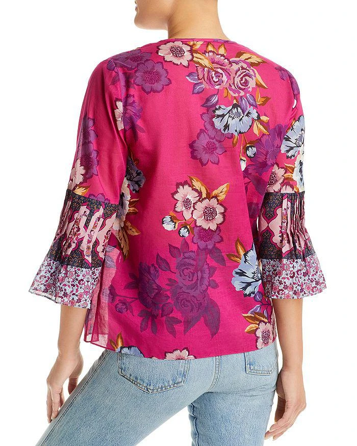 商品Kobi Halperin|Lee Pintucked Floral Print Blouse,价格¥1077,第2张图片详细描述