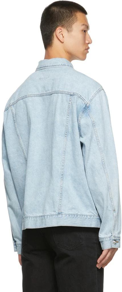 商品We11done|Blue Denim Oversize Trucker Jacket,价格¥2364,第3张图片详细描述