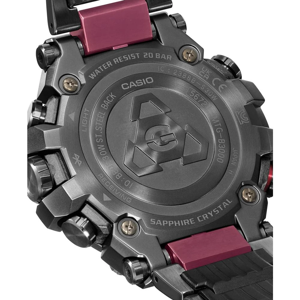 商品G-Shock|Men's Chronograph Dark Gray Resin Bracelet Watch 51mm,价格¥7846,第3张图片详细描述