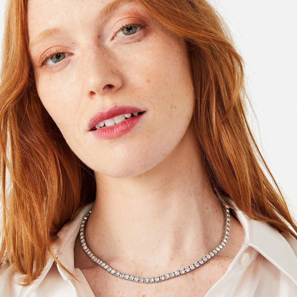 商品Kate Spade|Kate Spade New York Women's Tennis Necklace - Clear/Silver,价格¥798,第2张图片详细描述