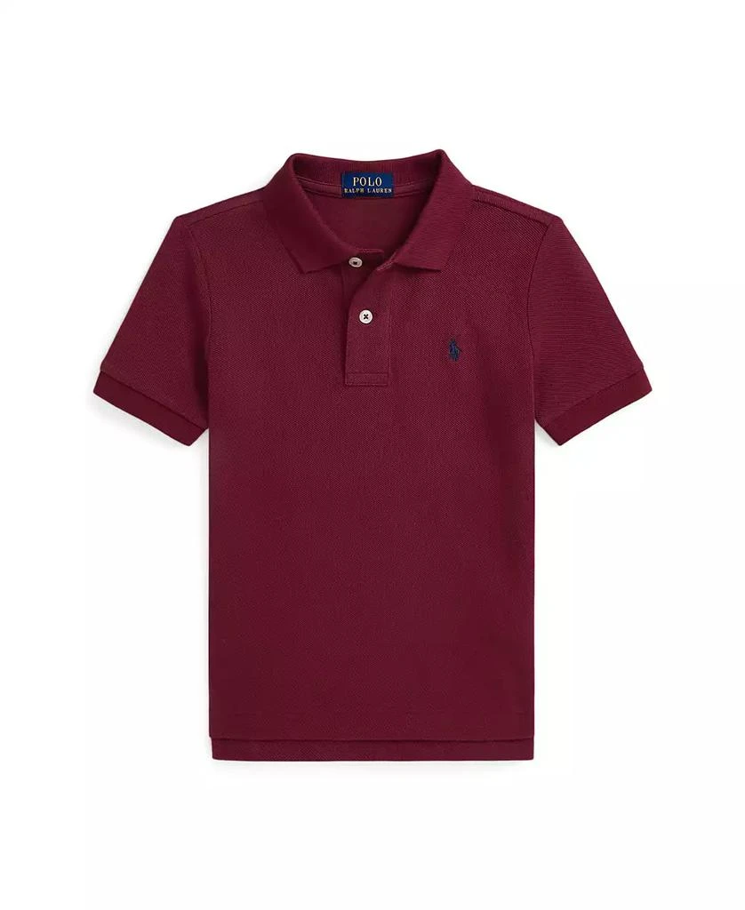 商品Ralph Lauren|Toddler and Little Boys Cotton Mesh Polo Shirt,价格¥233,第1张图片