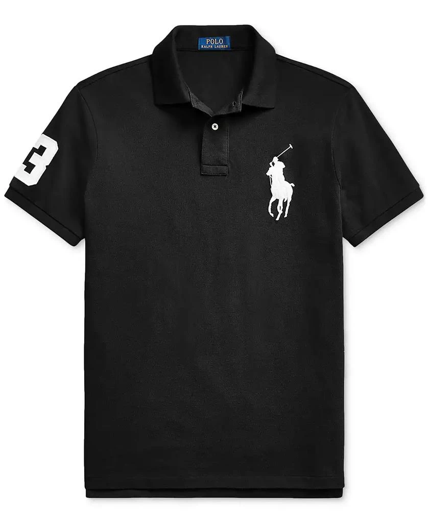 商品Ralph Lauren|拉夫劳伦男士大马标修身网眼POLO衫,价格¥882,第5张图片详细描述