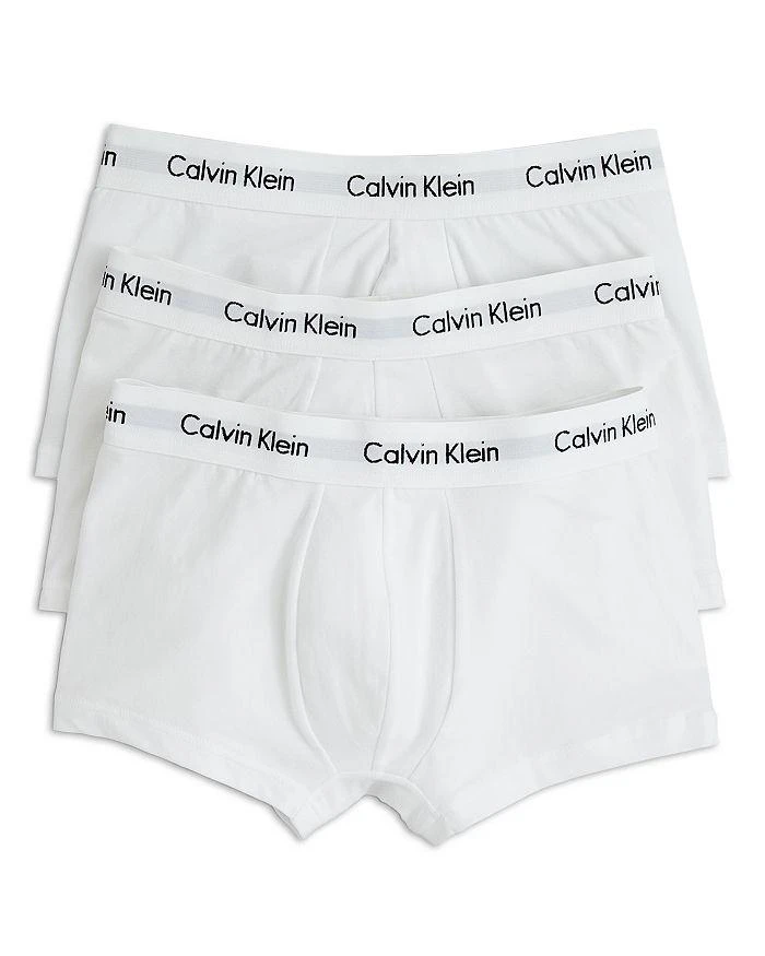 商品Calvin Klein|男士纯棉低腰内裤 3件装,价格¥136,第1张图片