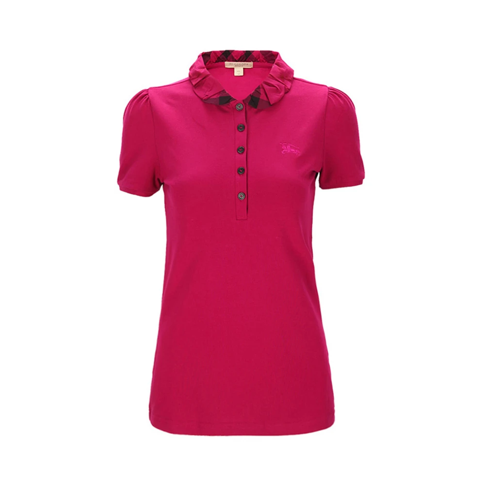 商品[国内直发] Burberry|BURBERRY 女士粉红色T恤 3847361,价格¥1758,第1张图片
