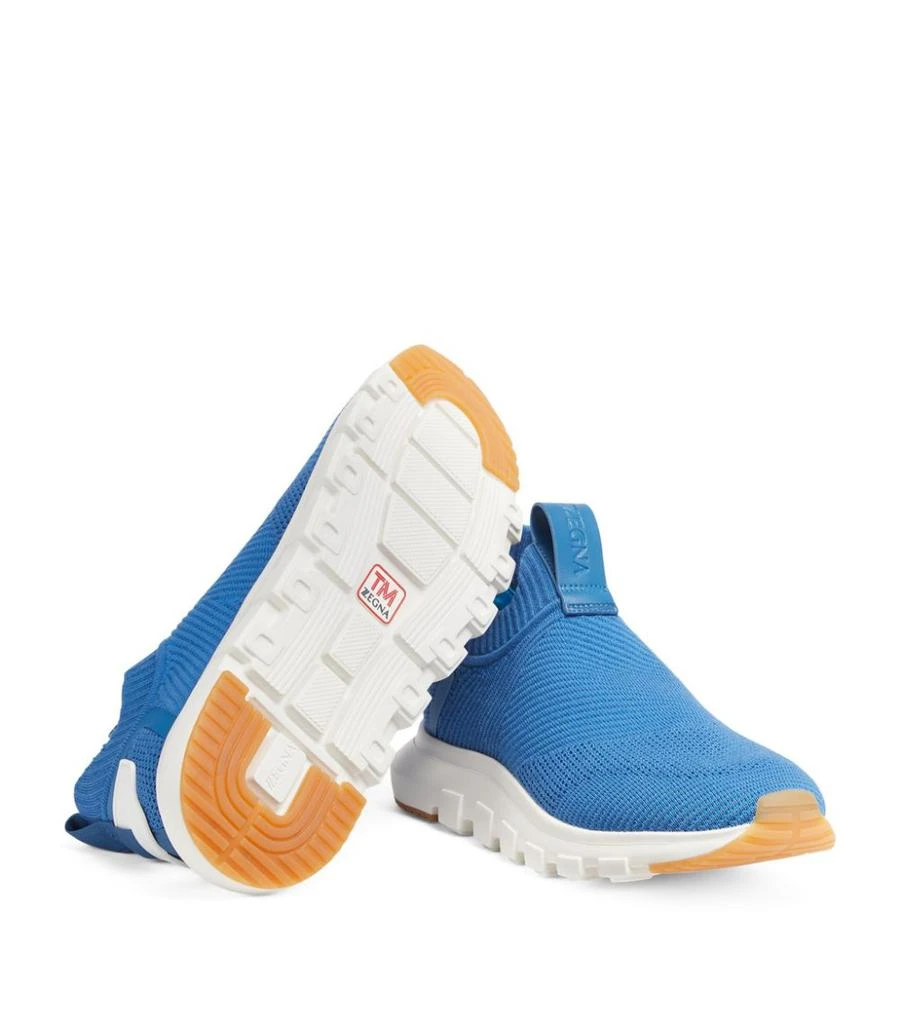 商品Zegna|Techmerino Wool Slip-On Sneakers,价格¥4183,第4张图片详细描述