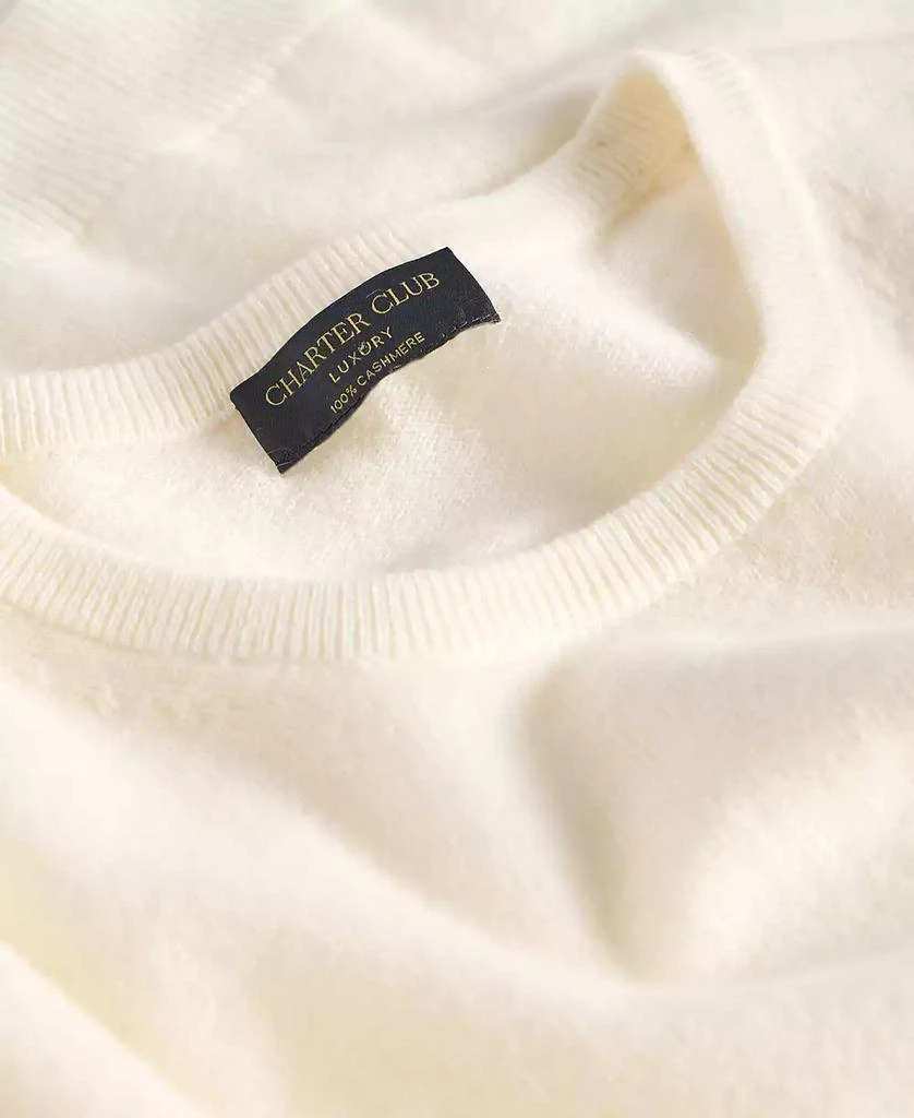 商品Charter Club|Women's Long-Sleeve 100% Cashmere Crewneck Sweater, PXS-3X, Macy's Exclusive,价格¥516,第4张图片详细描述