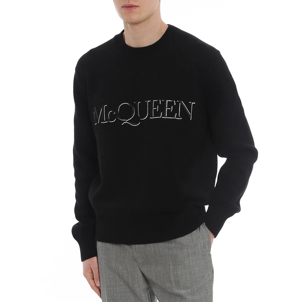 ALEXANDER MCQUEEN 黑色男士针织衫/毛衣 651184-Q1XAY-1011 商品
