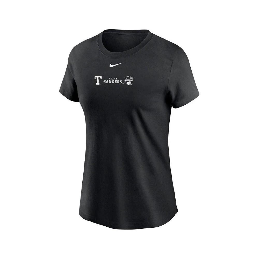 商品NIKE|Women's Black Texas Rangers Over Shoulder T-shirt,价格¥224,第3张图片详细描述