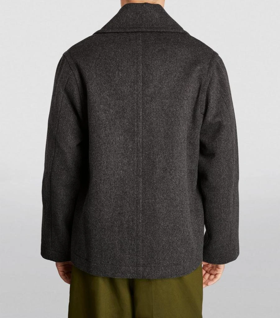 商品Studio Nicholson|Wool-Blend Pea Coat,价格¥4054,第4张图片详细描述