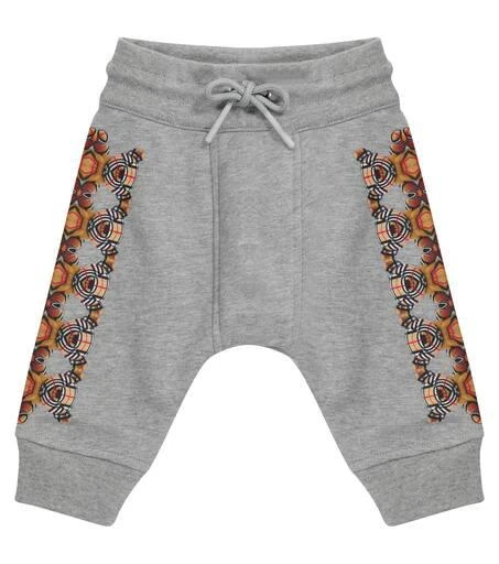 商品Burberry|Baby Thomas Bear棉质运动裤,价格¥962,第1张图片
