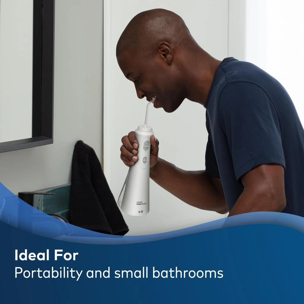 Waterpik Cordless Plus Water Flosser with 4 Flossing Tips, Rechargeable and Portable for Travel and Home, ADA Accepted, Black WP-462 商品
