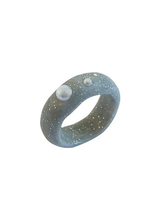 商品nff|Seed pearl grey ring,价格¥456,第2张图片详细描述
