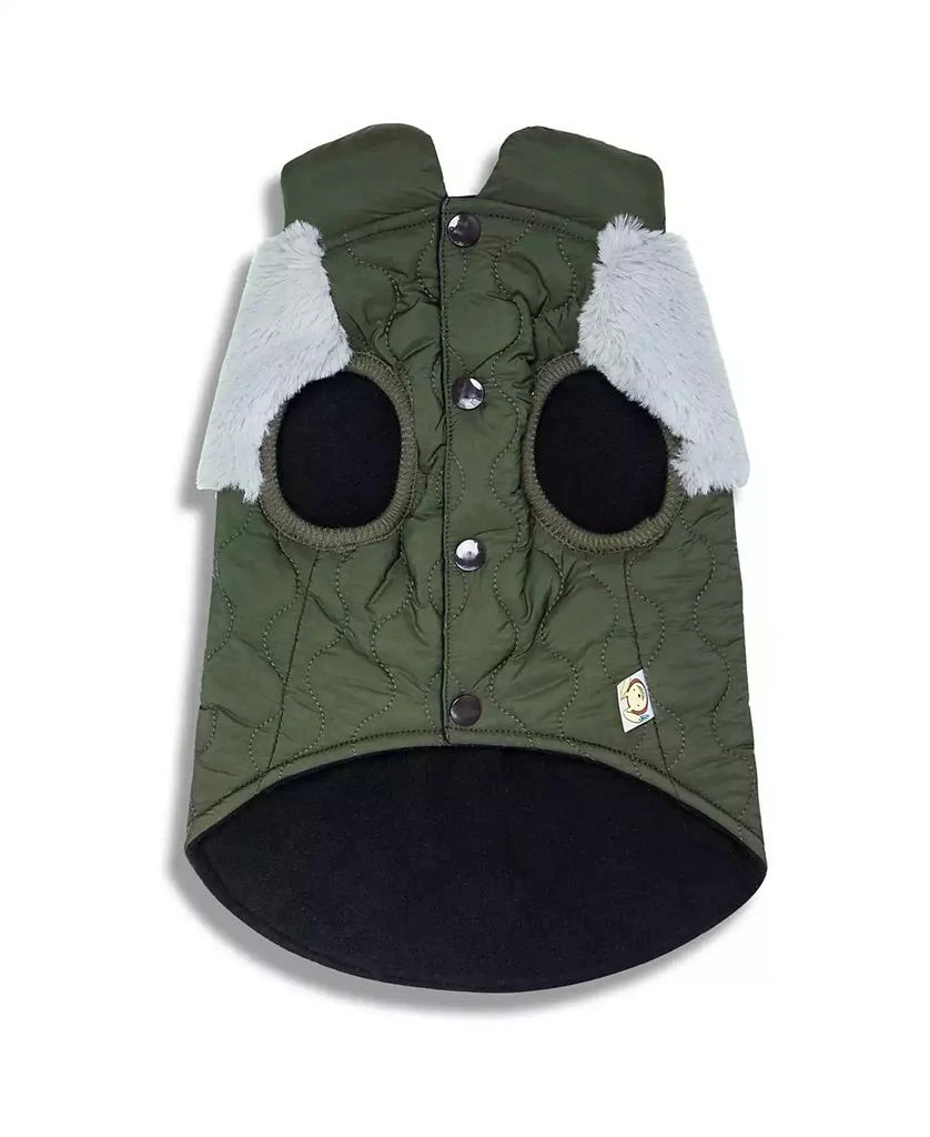 商品Touchdog|'Furrost-Bite' Faux Fur and Fleece Fashion Dog Jacket Small,价格¥425,第3张图片详细描述