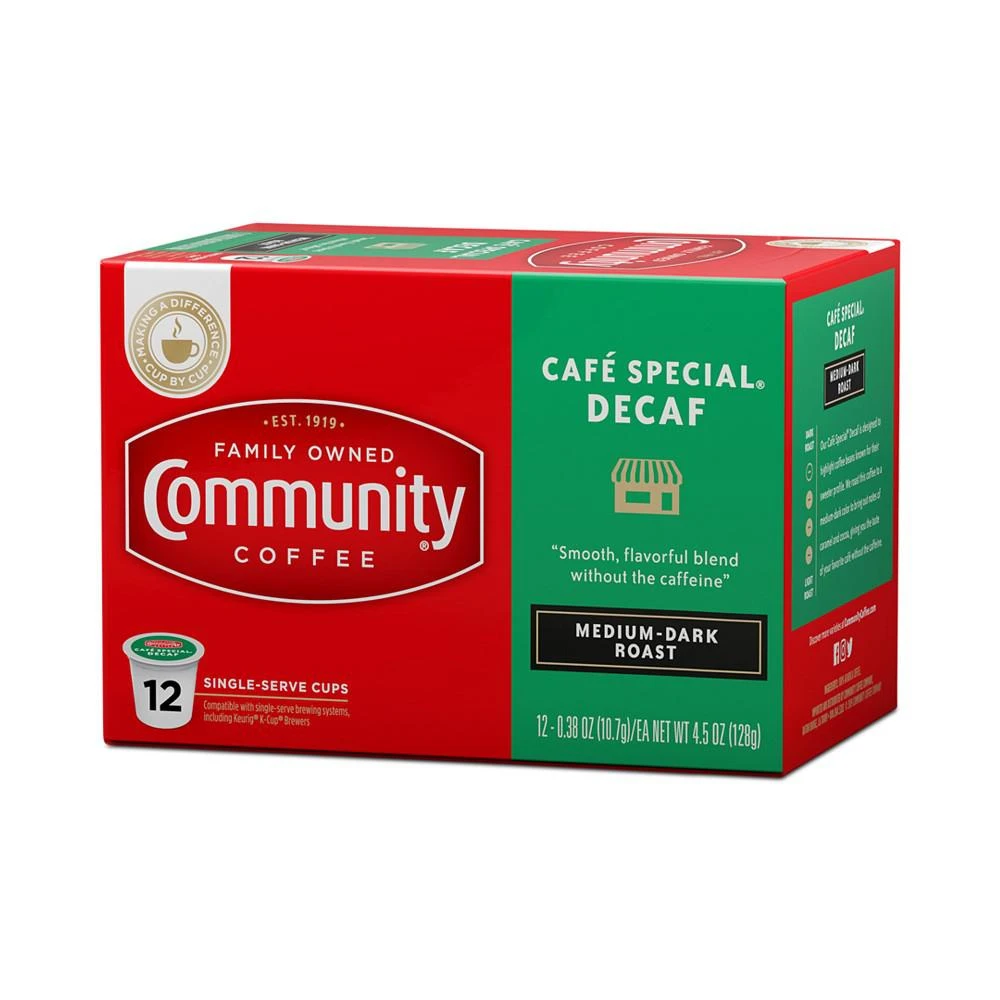 Café Special Decaf Medium-Dark Roast Single Serve Pods, Keurig K-Cup Brewer Compatible, 72 Ct 商品