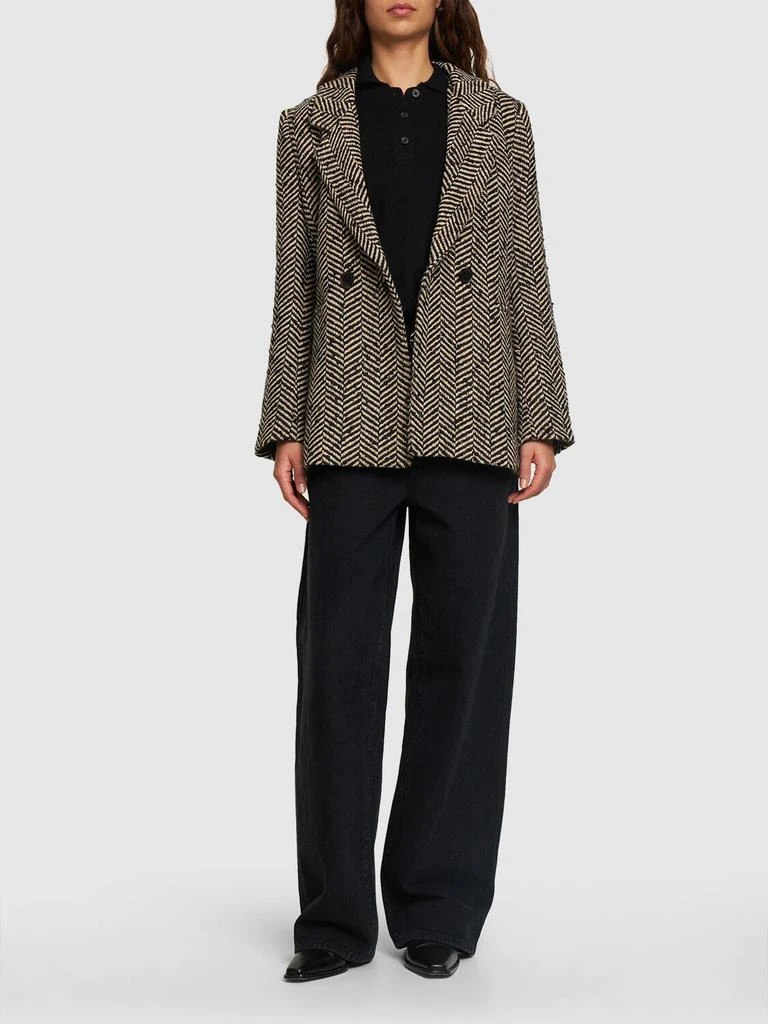 商品ANINE BING|Herringbone Wool Blend Blazer,价格¥2797,第1张图片详细描述