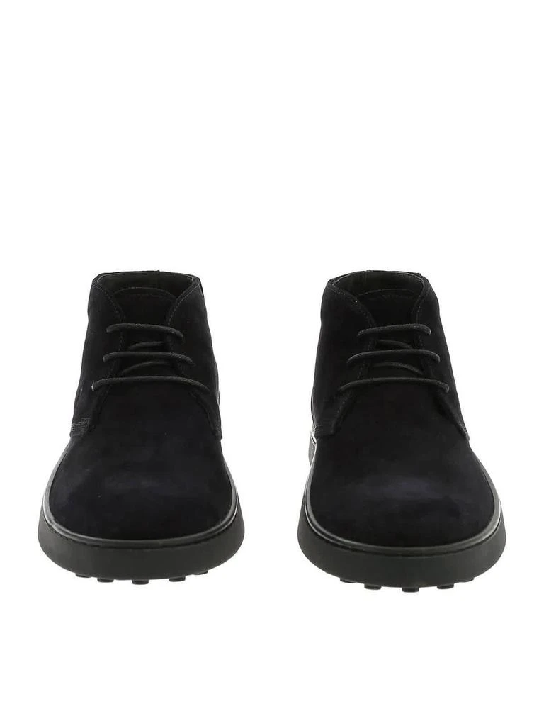 商品Tod's|Men's Black Suede Desert Boots With Box Rubber Sole,价格¥2404,第3张图片详细描述