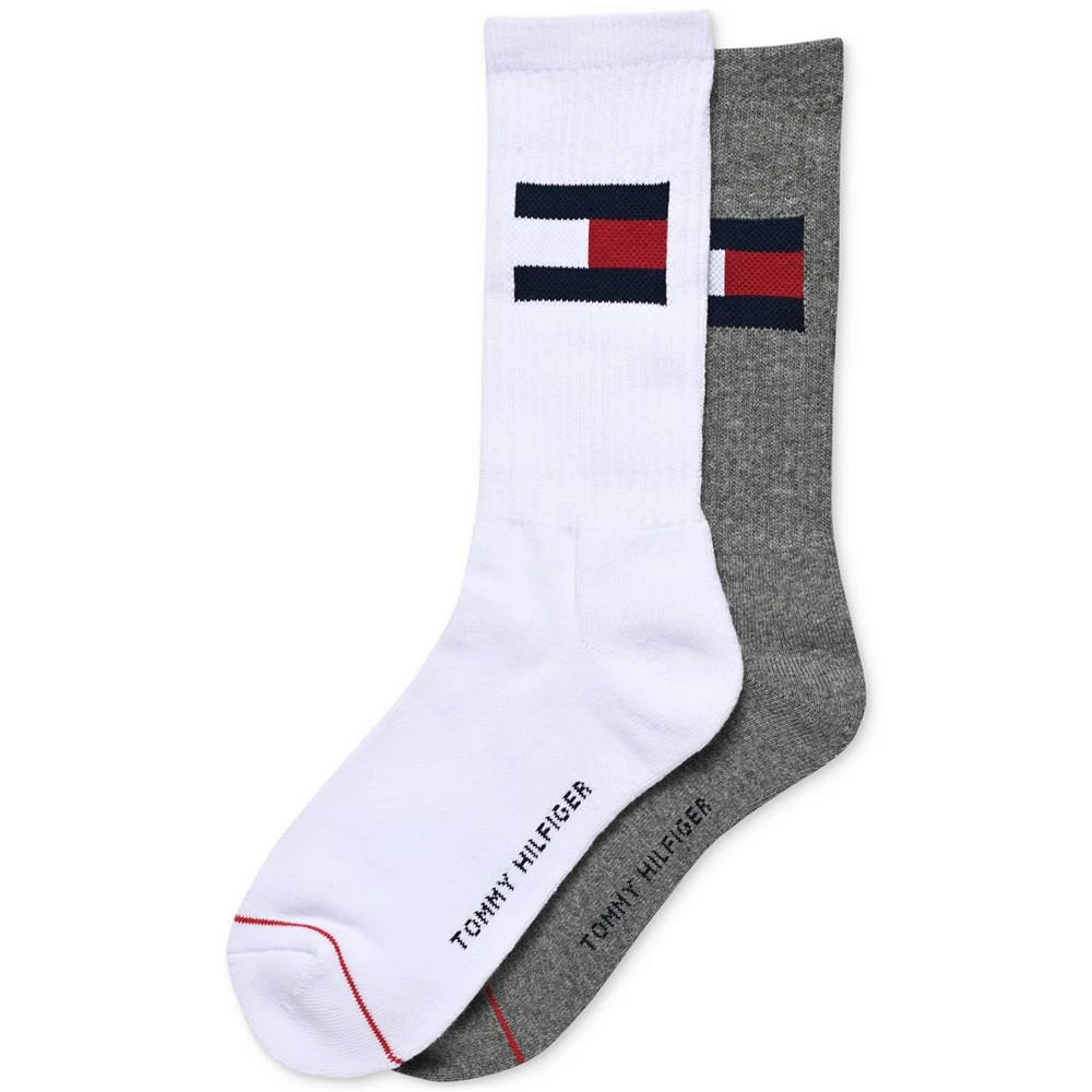 商品Tommy Hilfiger|Men's 2-Pk. Logo Breathable Crew Socks,价格¥134,第2张图片详细描述