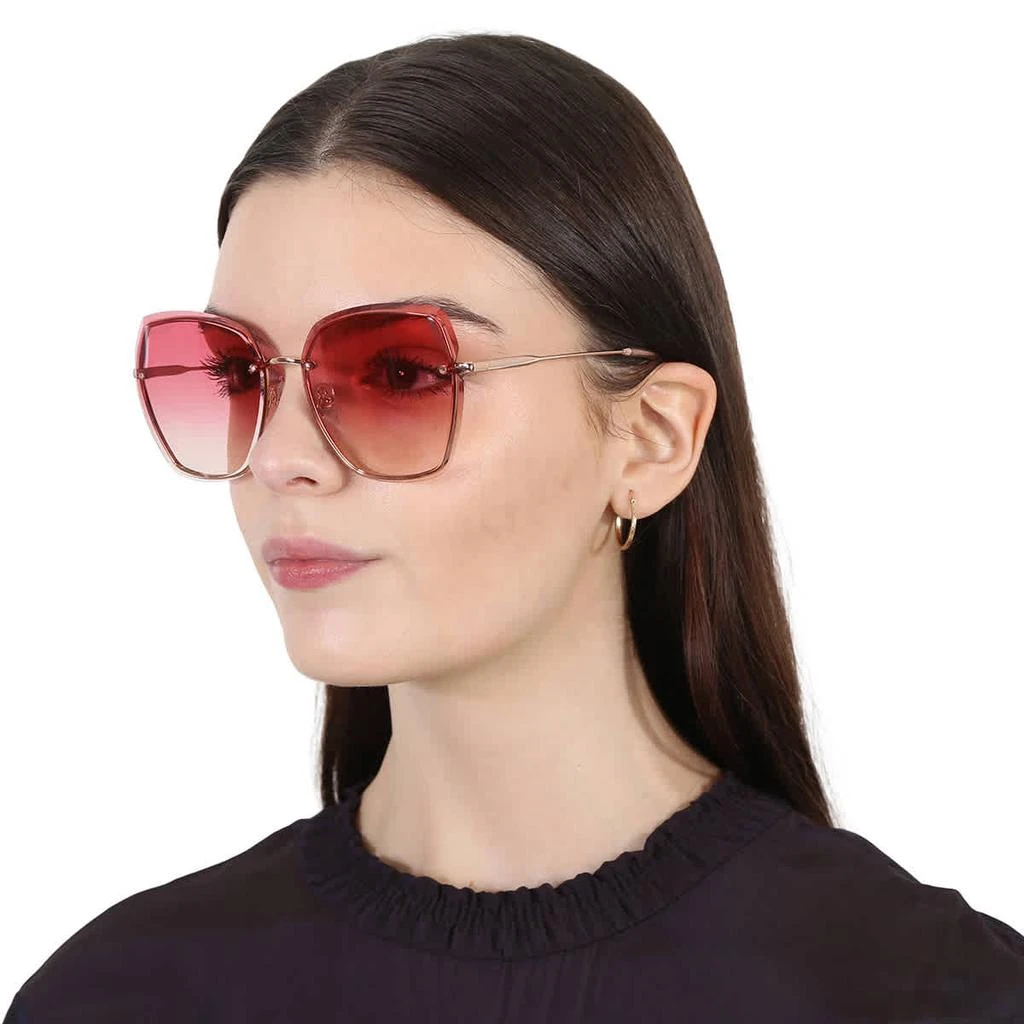 商品BOLON|Sierra Pink Gradient Butterfly Ladies Sunglasses BL7053 A30,价格¥243,第2张图片详细描述