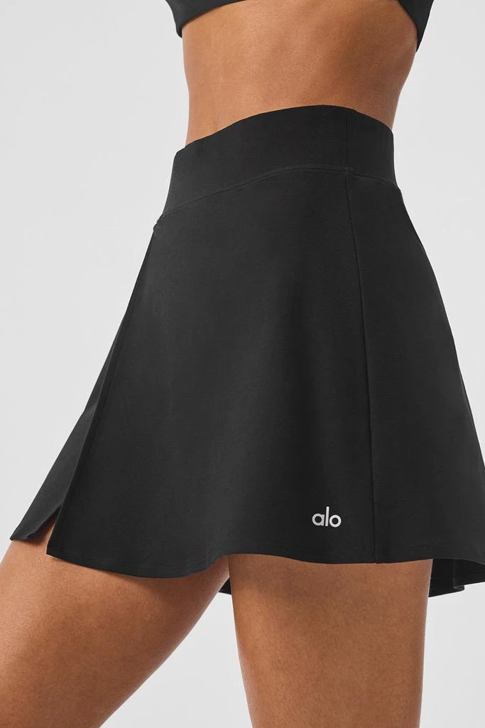 商品Alo|Alosoft Backspin Skirt - Black,价格¥586,第1张图片