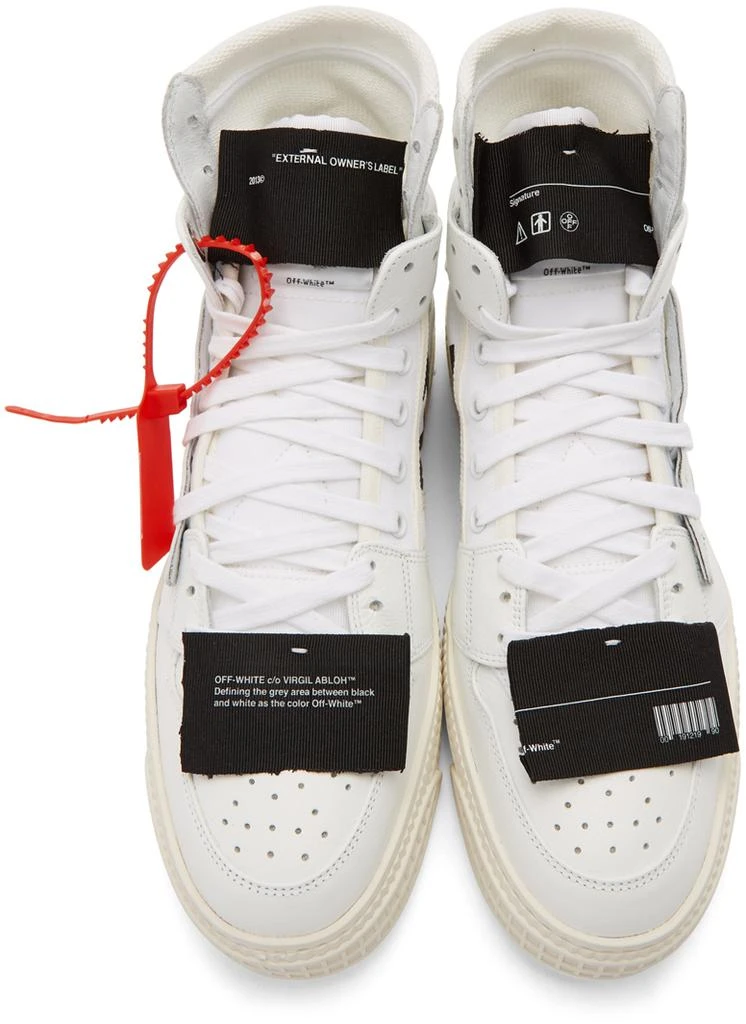 商品Off-White|White Low 3.0 Off-Court High-Top Sneakers,价格¥2912,第5张图片详细描述