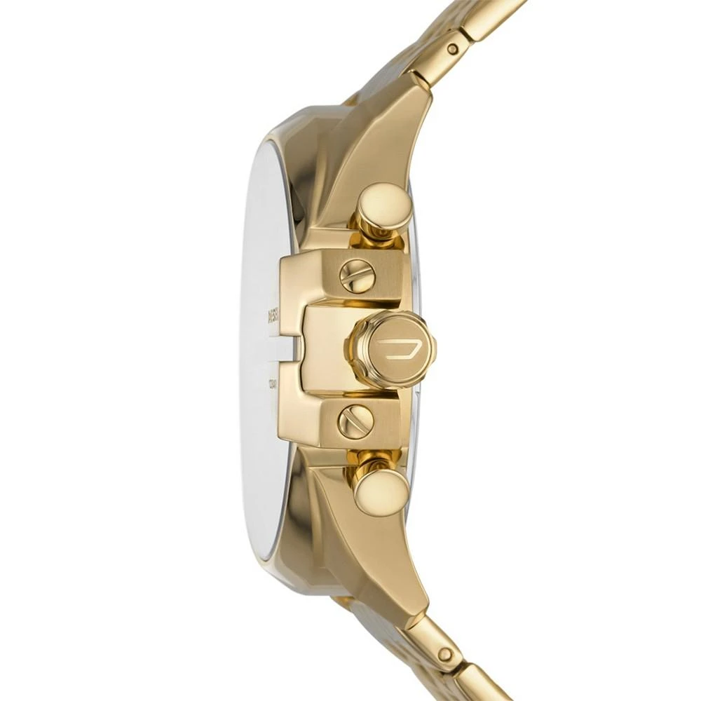 商品Diesel|Men's Baby Chief Chronograph Gold-Tone Stainless Steel Bracelet Watch 43mm,价格¥2010,第3张图片详细描述