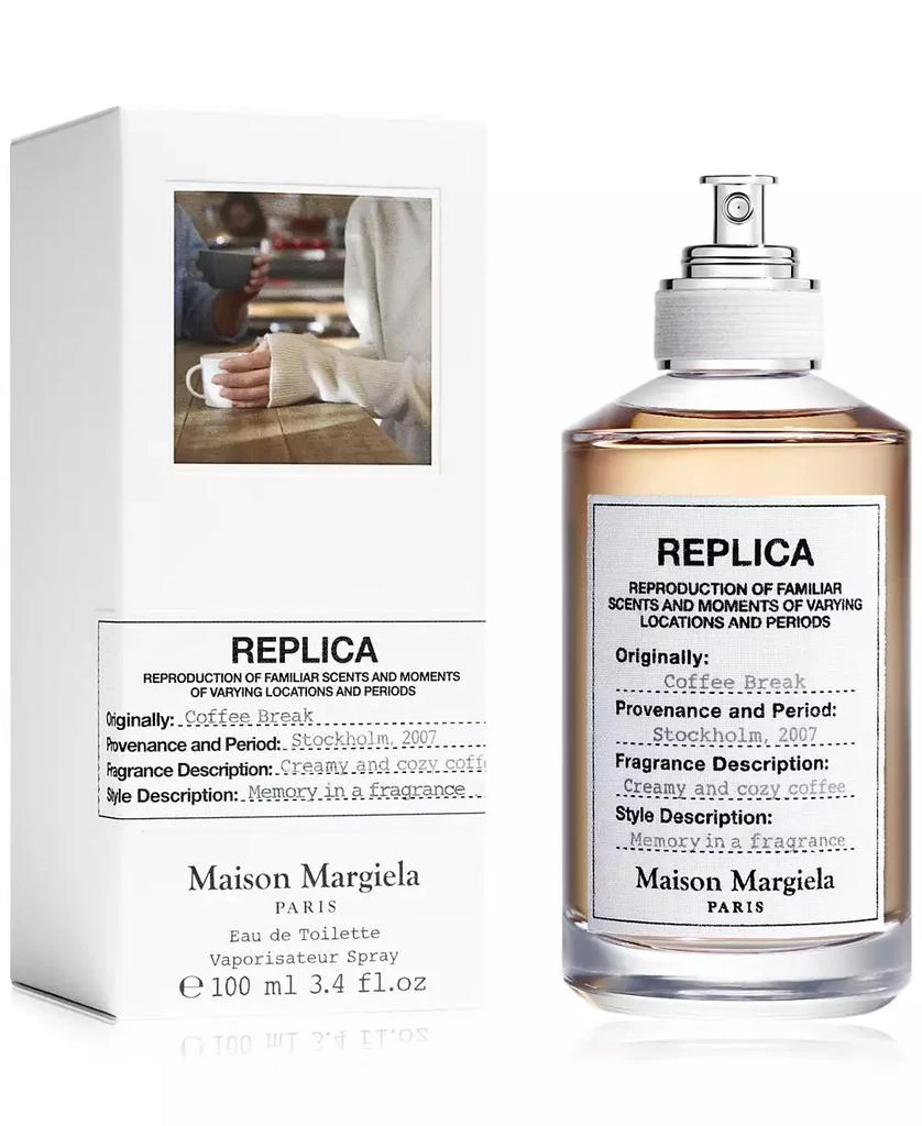 商品MAISON MARGIELA|REPLICA Coffee Break Eau de Toilette, 3.4 oz.,价格¥1234,第2张图片详细描述