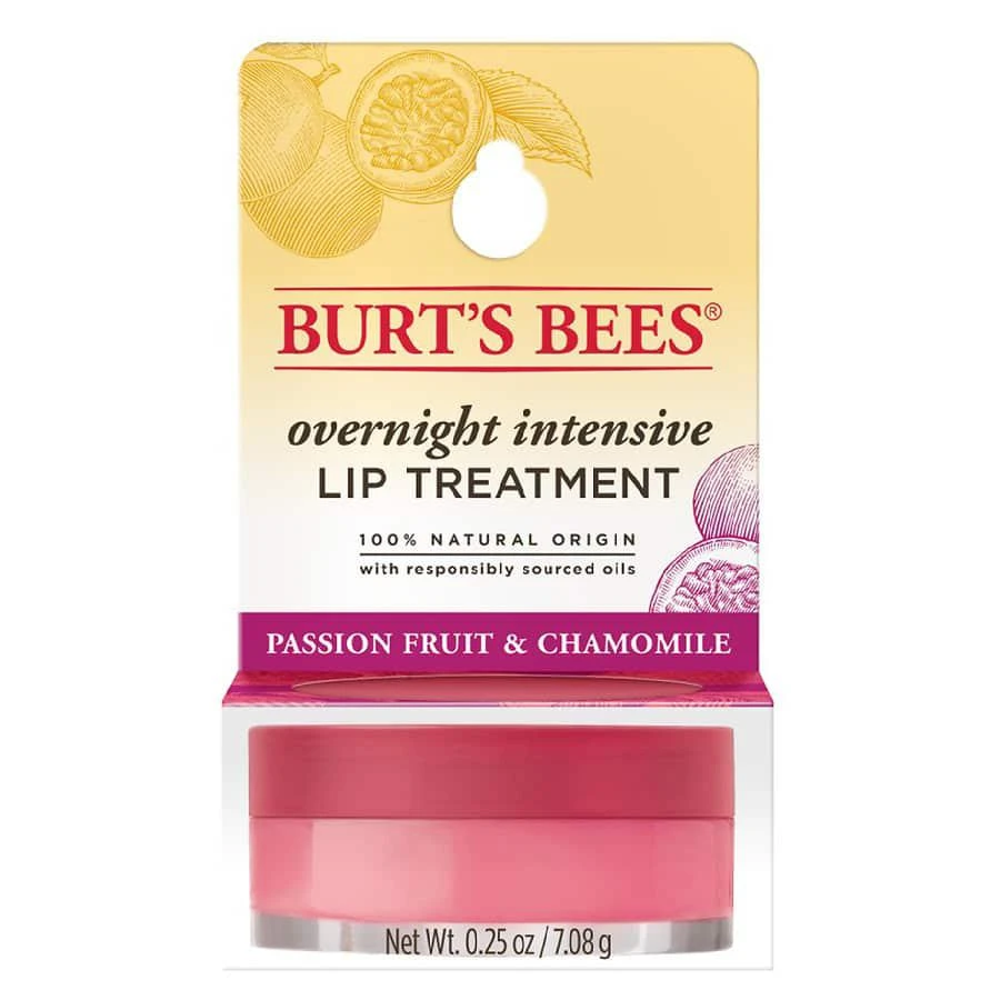 商品Burt's Bees|Overnight Intensive Lip Treatment, Passionfruit and Chamomile,价格¥84,第1张图片